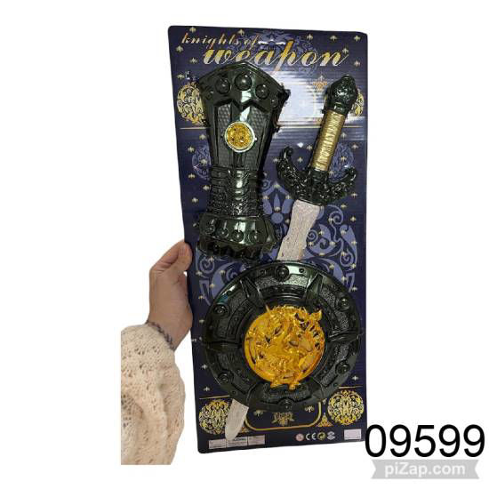 Imagen de ESPADA CON ESCUDO Y BRAZALETE 6.26